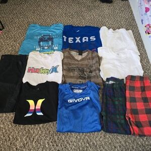 Boys Hurley Polo Texas Champion First Wave Clothes Bundle 5-8y